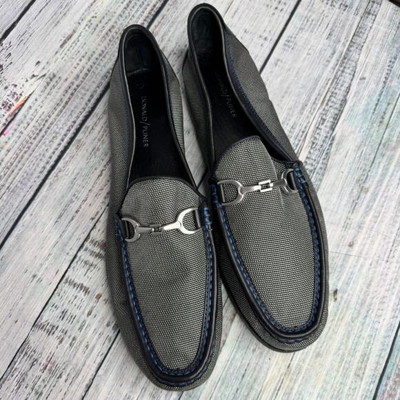 Donald J Pliner Loafers Bit Moc Toe Slip-On Dress Shoes Horse Bit 12 - Picture 2 of 5